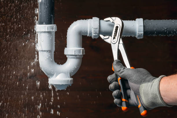 Professional Sewer Line Repair technician working in Milford, NH